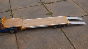 bruder low loader trailer
