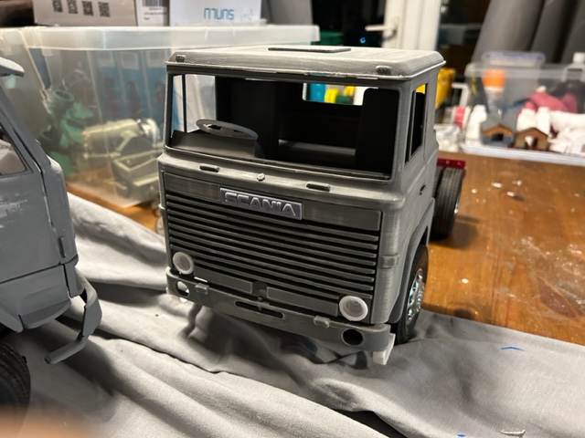 1/14 scale 3d printed scania 111 cab kit