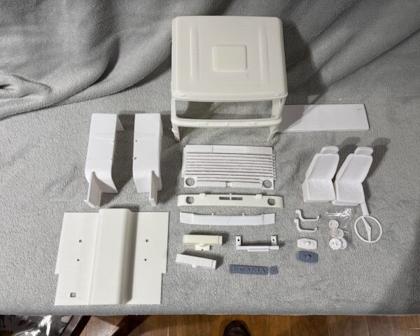 1/14 scale 3d printed scania 111 cab kit